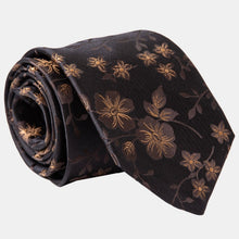 Load image into Gallery viewer, Silvio - Silk Jacquard Tie - Black
