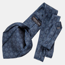 Load image into Gallery viewer, Trento - Silk Jacquard Tie - Blue
