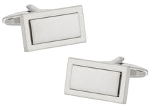 Load image into Gallery viewer, Silver Geometry Cufflinks

