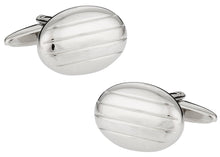 Load image into Gallery viewer, Silver Pillow Cufflinks
