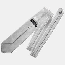 Load image into Gallery viewer, Barbera - Silk Jacquard Tie - Silver
