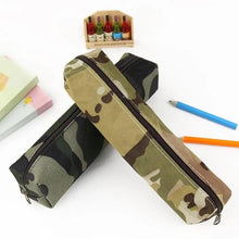 Load image into Gallery viewer, Simple Camouflage Cool Pencil Case Soft Black Pencil Holder For Boys Stylish Pouch For Office And Schools
