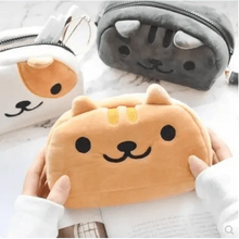 Load image into Gallery viewer, Simple Cartoon Pencil Pouch Design Soft Large Capacity Student Pencil Box Cute Pen Organizer
