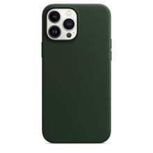Load image into Gallery viewer, Simple Colorful Magnetic Leather Case For iPhone 14 Pro Max 14Pro 14 Plus Case Wireless Charging Drop Protect Cover Simple Hard Leather Solid Color Protective Cover For iPhone
