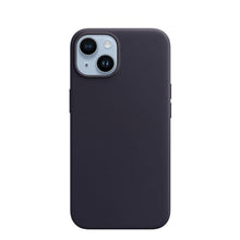 Load image into Gallery viewer, Simple Colorful Magnetic Leather Case For iPhone 14 Pro Max 14Pro 14 Plus Case Wireless Charging Drop Protect Cover Simple Hard Leather Solid Color Protective Cover For iPhone
