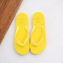 Load image into Gallery viewer, Simple Colors Comfortable Slippers Flip Flop Women Summer Fashion Casual Non-Slip Couple Flip Flops Breathable Beach Flip Flops For Women Summer Beach Slide Sandals

