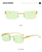 Load image into Gallery viewer, Simple Design Stylish Fashionable Sunglasses Vintage Square Shape Sunglasses For Women &amp; Men New Luxury Design Popular Travel Driving Metal Frame Sun Glasses Anti Blue Light Summer Eyeglasses
