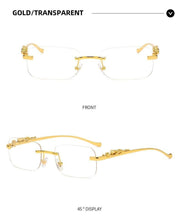 Load image into Gallery viewer, Simple Design Stylish Fashionable Sunglasses Vintage Square Shape Sunglasses For Women &amp; Men New Luxury Design Popular Travel Driving Metal Frame Sun Glasses Anti Blue Light Summer Eyeglasses
