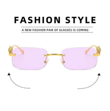 Load image into Gallery viewer, Simple Design Stylish Fashionable Sunglasses Vintage Square Shape Sunglasses For Women &amp; Men New Luxury Design Popular Travel Driving Metal Frame Sun Glasses Anti Blue Light Summer Eyeglasses
