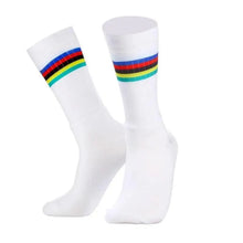Load image into Gallery viewer, Simple Modern Design Anti Slip Silicone Cycling Socks  For Men Unique  Bicycle Running Socks Lightweight Breathable Sports Socks
