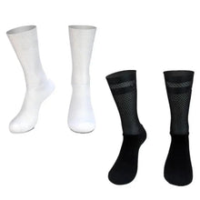 Load image into Gallery viewer, Simple Modern Design Anti Slip Silicone Cycling Socks  For Men Unique  Bicycle Running Socks Lightweight Breathable Sports Socks
