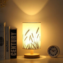 Load image into Gallery viewer, Simple Modern Table Lamp Bedroom Study Bedside Lamp 5V-220v Dimming Solid Wood Creative Birthday Gift Night Light Decorative Table Lamp Cute Study Lamps for Bedroom Décor
