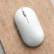 Load image into Gallery viewer, Simple Modern White/Black Wireless Bluetooth USB Connection Optical Mouse For Laptop PC Portable Slim Rechargeable Mouse Computer Mouse
