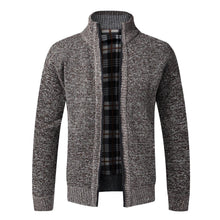 Load image into Gallery viewer, Simple Quality Autumn Winter New Men's Jacket Slim Fit Jacket Slim Fit Thick Sweaters Male Jacket Men Solid Cotton Thick Warm Sweater With Pockets  Fashion Warm Cold Weather Classic Jacket
