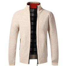 Load image into Gallery viewer, Simple Quality Autumn Winter New Men's Jacket Slim Fit Jacket Slim Fit Thick Sweaters Male Jacket Men Solid Cotton Thick Warm Sweater With Pockets  Fashion Warm Cold Weather Classic Jacket
