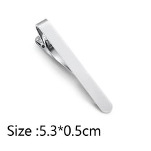 Load image into Gallery viewer, Simple Tie Clip Men Metal Copper Necktie Bar Clip Gold Silver Black 3 Bright Colors Best Gifts For Your Father Lover And Friends  Simple Classic Bar Clasp Practical Necktie Accessories Fashion Men Tie Clips Luxury Clothing Jewelry
