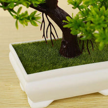 Load image into Gallery viewer, Simulation Lifelike Simple Potted Decor Artificial Bonsai Pine Tree Decorative Bonsai Ornaments Fake Gift Artificial Accessories Fake Flowers Arrangements for Home Decoration
