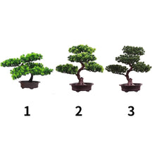 Load image into Gallery viewer, Simulation Lifelike Simple Potted Decor Artificial Bonsai Pine Tree Decorative Bonsai Ornaments Fake Gift Artificial Accessories Fake Flowers Arrangements for Home Decoration
