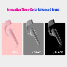 Load image into Gallery viewer, Single-Ear Sports Waterproof Car Earphone Ultra Standby Bluetooth-Compatible Headset Bone Conduction Ear Hook Headphone Sports Headphones Wired Gaming Earbuds Monitor Earphones with Mic, Stereo Sound Volume Control and Detachable Microphone
