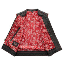 Load image into Gallery viewer, Sinister - Men's Motorcycle Leather Vest
