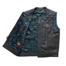 Load image into Gallery viewer, Sinister - Men's Motorcycle Leather Vest
