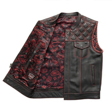Load image into Gallery viewer, Sinister - Men's Motorcycle Leather Vest

