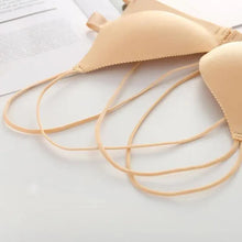 Load image into Gallery viewer, Sizzling Back Beautify Ladies Front Closure Wire Free Fashion Bra Padded Lingerie Bralette Gather Push Up Seamless Bra For Female
