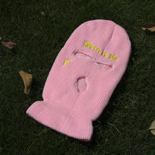 Load image into Gallery viewer, Ski Mask Knitted Face Cover Winter Balaclava Full Face Mask for Outdoor Sports 3 Hole Balaclava Party Mask Limited Embroidery Knit Hat Full Face Cover Balaclava Hats Funny Party Embroidery Beanies Caps Hole Knitted Full Face Cover
