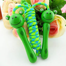 Load image into Gallery viewer, Skipping Rope With Wooden Handles Braided Tangle-Free Cable Skipping Rope For Fun And Fitness Jumping Rope For Kids Youth Beginners Jump Ropes Toys Wooden Handle Cotton Ropes Cute Animals Jump Rope
