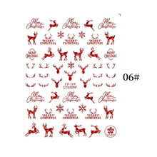 Load image into Gallery viewer, Sliver Bronzing Christmas Slider Nail Art 3D Decals Decoration Snowflake Nail Art Sticker Manicures Transfer Foil Xmas Gift  Nails Snowflake Nail Art Stickers Decals Christmas Nail 3D Self Adhesive Nail Stickers for Acrylic Nails Snowflake
