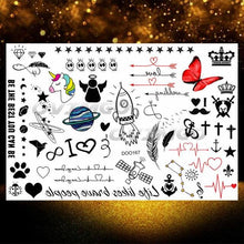 Load image into Gallery viewer, Small 3D Dinosaur Temporary Sticker Tattoos Colorful Tiny Tattoos For Party Children
