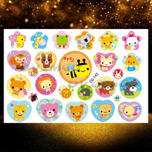 Load image into Gallery viewer, Small 3D Dinosaur Temporary Sticker Tattoos Colorful Tiny Tattoos For Party Children
