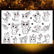 Load image into Gallery viewer, Small 3D Dinosaur Temporary Sticker Tattoos Colorful Tiny Tattoos For Party Children

