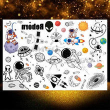 Load image into Gallery viewer, Small 3D Dinosaur Temporary Sticker Tattoos Colorful Tiny Tattoos For Party Children
