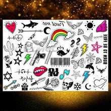 Load image into Gallery viewer, Small 3D Dinosaur Temporary Sticker Tattoos Colorful Tiny Tattoos For Party Children
