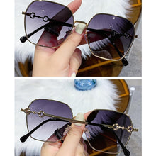 Load image into Gallery viewer, Small Oval Retro Sunglasses for Men and Women Polygon Mirrored Lens Fashionable &amp; Korean Style Women's Sunglasses New Personality &amp; Trending Sunglasses Of Same Style UV Protection Sunglasses

