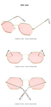 Load image into Gallery viewer, Small Polygon Women Men Sunglasses Delicate Metal Polygon Sunglasses For Women Classic Retro Small Size Frame Women Sunglasses Design Glasses for Men
