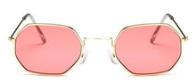 Load image into Gallery viewer, Small Polygon Women Men Sunglasses Delicate Metal Polygon Sunglasses For Women Classic Retro Small Size Frame Women Sunglasses Design Glasses for Men
