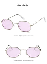Load image into Gallery viewer, Small Polygon Women Men Sunglasses Delicate Metal Polygon Sunglasses For Women Classic Retro Small Size Frame Women Sunglasses Design Glasses for Men
