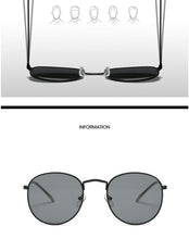 Load image into Gallery viewer, Small Round Polarized Sunglasses Retro Men Women Round Shape Sunglasses For Women New Branded Designer Eyeglasses For Women/Men New Elegant Small Frame Round Glasses
