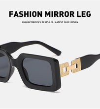 Load image into Gallery viewer, Small Size Rectangle Shape Sunglasses For Women &amp; Men New Retro Style Square Branded Design New Fashionable  Hip Hop Sun Glasses For Female
