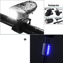 Load image into Gallery viewer, Smart Bike Light Wireless Remote Control Cycling Turning Signal Taillight USB Bicycle Rechargeable Rear Light LED Warning Lamp USB Bicycle Tail Light Wireless Remote Control Back Bike Light For Night Riding Safety Warning Cycling Lights
