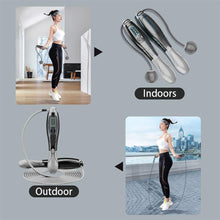 Load image into Gallery viewer, Smart Creative Counting Skipping Rope Wireless Skip Rope Electronic Digital Lose Weight Cordless Jump Ropes Weighted Cordless Jump Rope For Fitness Jump Rope Counter Adjustable Speed Skipping Rope For Men Women
