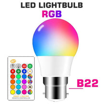 Load image into Gallery viewer, Smart For Home LED Light Bulb E27 E14 GU10 B22 220V 110V  Spot Magic Changeable Lamp Lampada+IR Control Decoration RGB White  Compatible with Alexa Google Home, RGBCW Smart GU10 Bulb, WiFi Smart LED Spot Light Bulb Indoor Decoration
