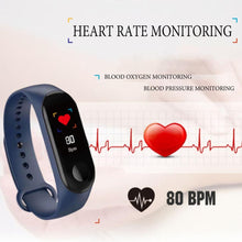 Load image into Gallery viewer, Smart Kids Watches For Girls Boys Sport Bracelet Child Wristband Fitness Tracker Smartwatch Waterproof Activity Tracker Health Exercise Watch With Heart Rate Monitor Waterproof Smart Fitness Band With Sleep Monitor
