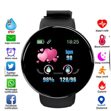 Load image into Gallery viewer, Smart Watch Heart Rate Fitness Tracker Men Women Smart Wristband Waterproof Sport Smartwatch With Touch Screen Digital Watch Fitness Trackers Heart Rate Monitor Step Counter Women Men Activity Watch
