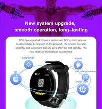Load image into Gallery viewer, Smart Watch Heart Rate Fitness Tracker Men Women Smart Wristband Waterproof Sport Smartwatch With Touch Screen Digital Watch Fitness Trackers Heart Rate Monitor Step Counter Women Men Activity Watch
