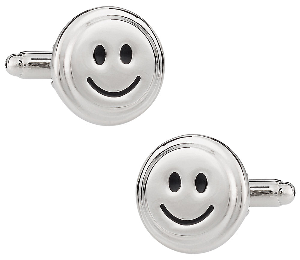 Smiley Face Emoticon Cufflinks