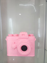 Load image into Gallery viewer, Snap &amp; Store Pink Camera Brush Holder
