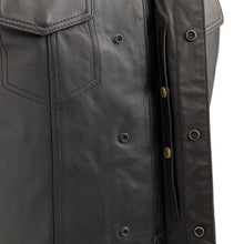 Load image into Gallery viewer, Sniper Men's Motorcycle Leather Vest
